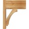 Ekena Millwork Imperial Block Rough Sawn Outlooker, Western Red Cedar, 8"W x 16"D x 20"H OUT08X16X20IMP05RWR - alternate 2